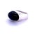 Traditional 1990s Gucci Estate Black Onyx Ring Size 6.75 Sterling Silver 6 mm For Sale - Image 3 of 7