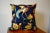 Textile Vintage Duralee Fabrics Tropical Birds Pillow For Sale - Image 7 of 7