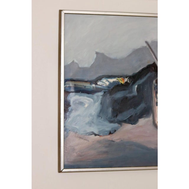 Lars Yngve Nilsson, Still Life with Paint Pots, 1950s, Oil on Canvas For Sale - Image 9 of 11