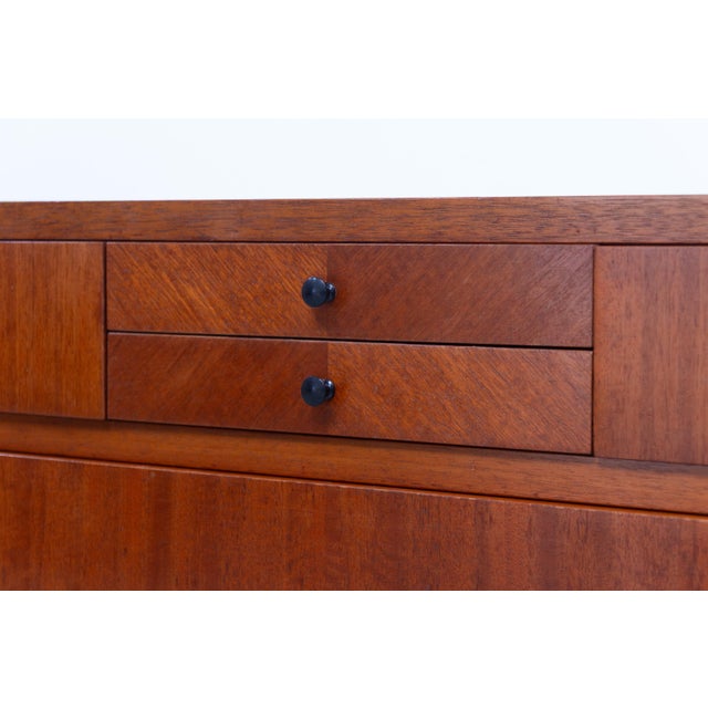 1930s Art Deco Danish Low Mahogany Dresser, 1930s For Sale - Image 5 of 18
