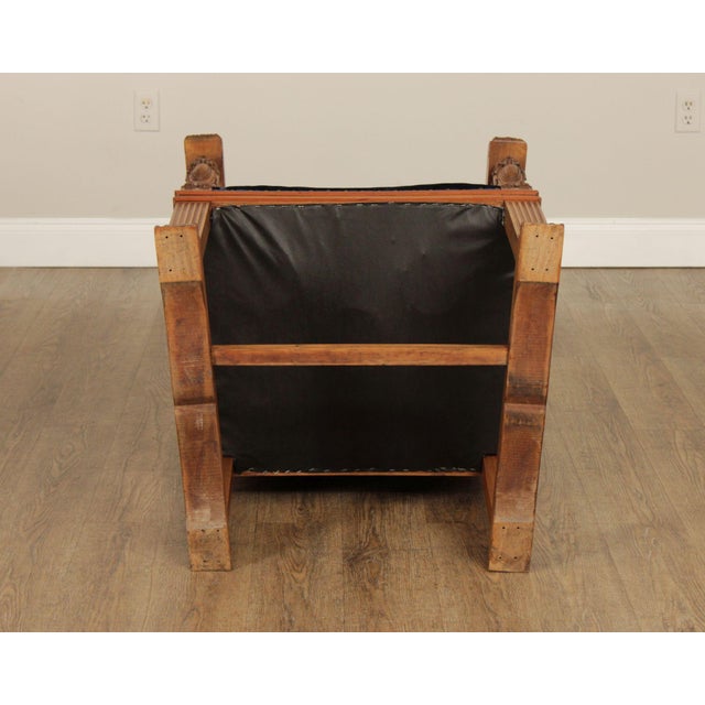 Antique Carved Walnut Renaissance Revival Style Throne Armchair For Sale - Image 17 of 18