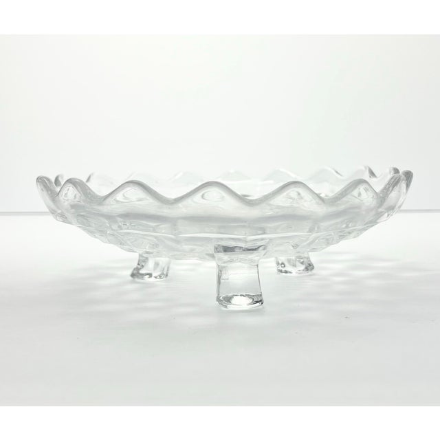 1960s Fostoria “American” Glass Dinnerware Serving Hostess Set - 6 pcs For Sale In Dallas - Image 6 of 12