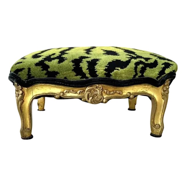 Louis XV Scalamandrè Footstool For Sale