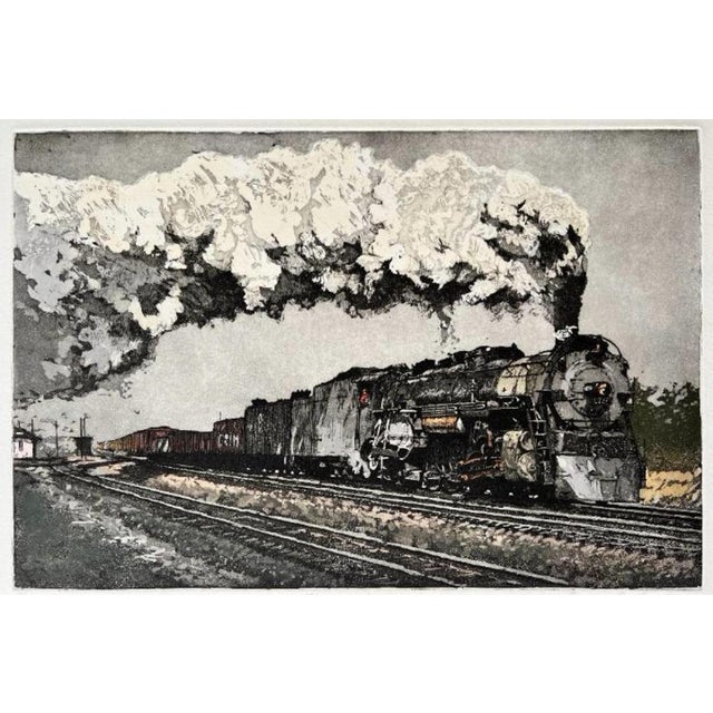 John Collette, Train, 1985, Etching For Sale - Image 6 of 7