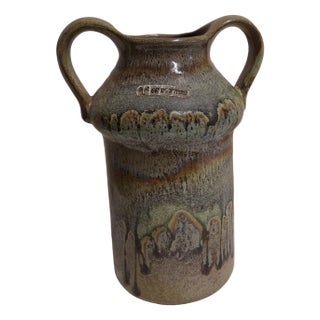 Vintage German Ceramic Vase by Carstens, 1970s For Sale