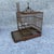Brown Rosewood Birdcage With Blue & White Porcelain Feeders – Decorative Asian Accent For Sale - Image 8 of 9