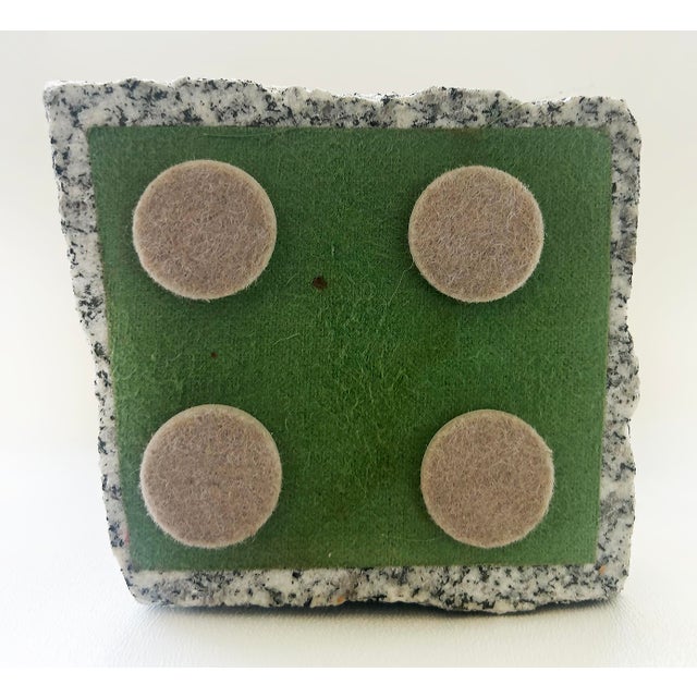 Abstract and Figurative Marble Hand-Carved Sculpture on a Granite Base For Sale - Image 10 of 10