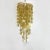 Italian Mid-Century Modern Golden Plastic Cascade Chandelier, 1970s For Sale - Image 4 of 13