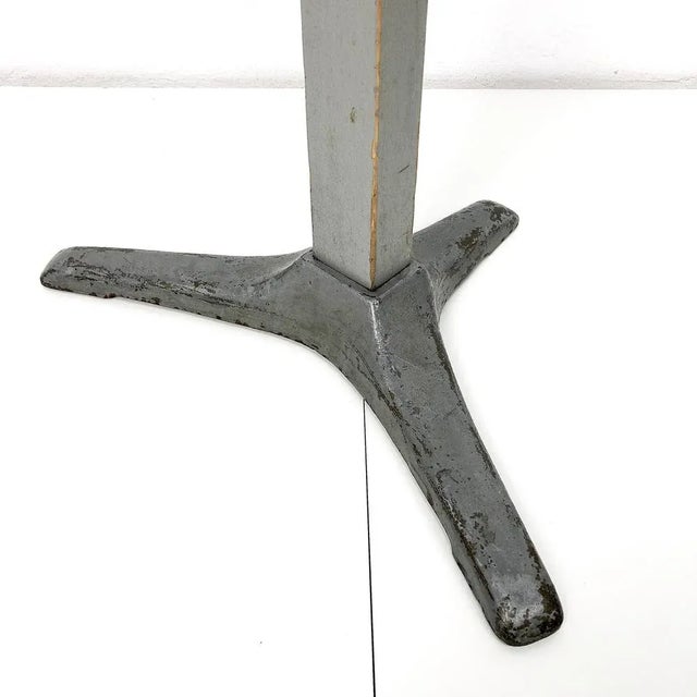 Wood Vintage Card Stand for School Maps, 1950s For Sale - Image 7 of 13