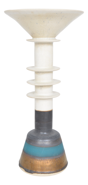 Large Studio Pottery Pagoda Pot by Alan Ashpool, England, 1970s