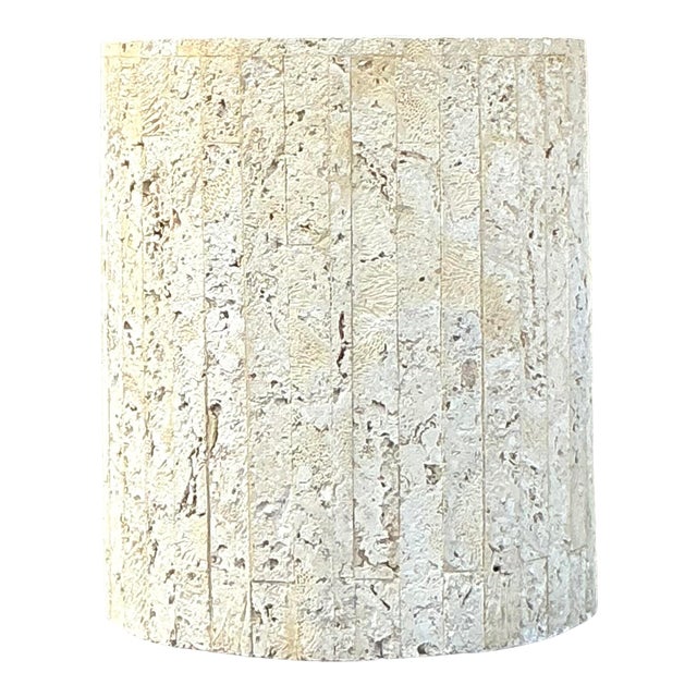 Vintage Coastal Coquina Strip Pedestal For Sale