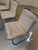 Chrome Cantilever Chairs with Cream Seat Cushions by Gastone Rinaldi for Rima, Set of 4 For Sale - Image 3 of 11