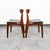 Mid-Century Modern 1960s Mid Century Danish Modern Dining Chairs Black Leather Set 2 Pair Teak Elgaard Nm For Sale - Image 3 of 12
