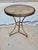 Late 19th Century French Iron and Stone Bistro Garden Table For Sale - Image 10 of 12