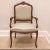 Wood Vintage Italian Chateau d'Ax Spa Leather Arm Chair With Brass Nailhead Trim For Sale - Image 7 of 18