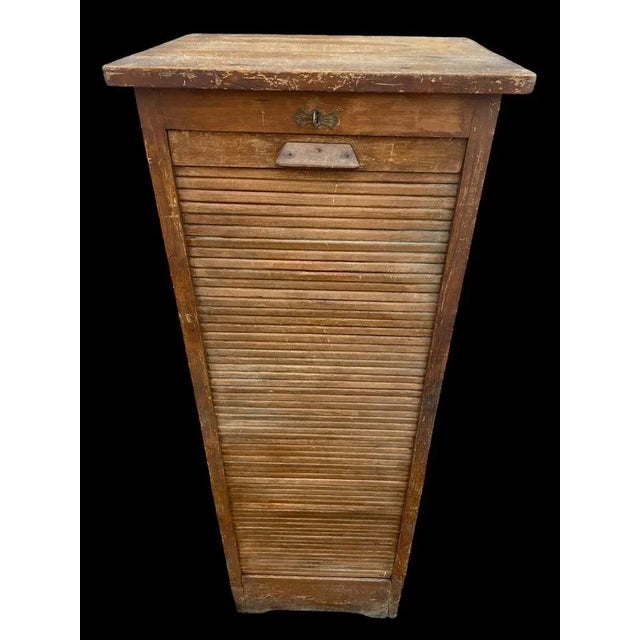 Curtain Filing Cabinet, 1920s For Sale - Image 4 of 9