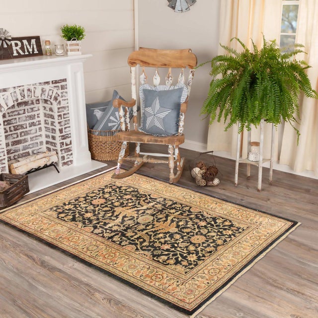 Enhance the ambiance of your home with this magnificent Persian-influenced Turkish hand-knotted rug made by skilled...