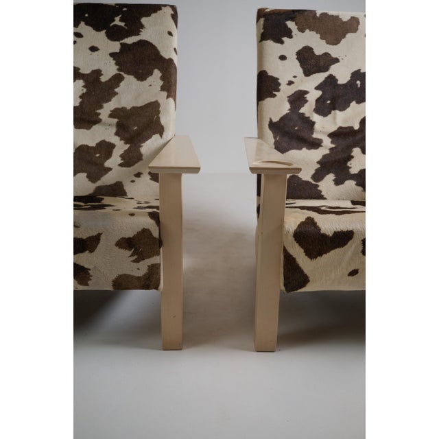 Wood Vintage Lounge Chairs by Burkhard Vogtherr, 1990s, Set of 2 For Sale - Image 7 of 18