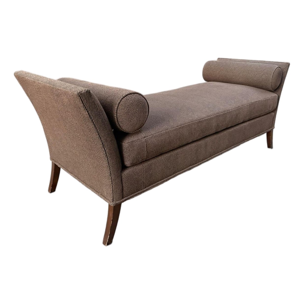 Bright Chair Company Upholstered Herringbone Chaise Daybed With ...