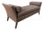 Bright Chair Company Upholstered Herringbone Chaise Daybed With Bolsters For Sale