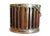 Of pierced ribbed form with a brass swing handle with a later brass liner height: 8 1/2 inches diameter 11 inches.