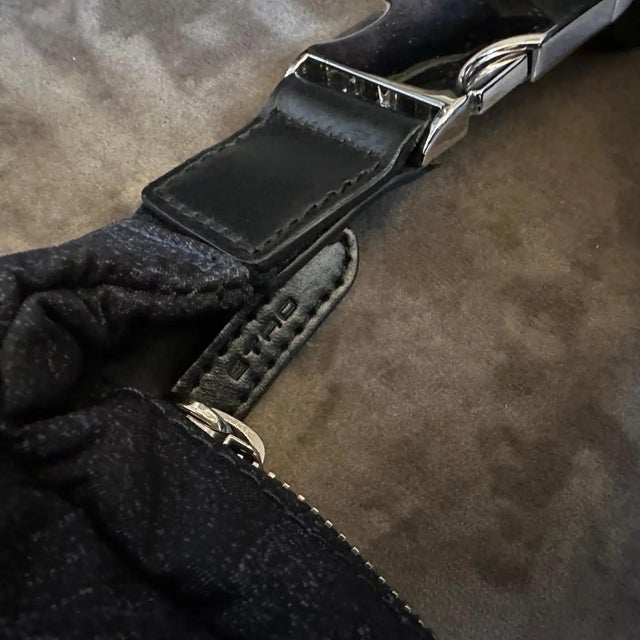 1990s Iconic Blue Paisley Fabric Belt Bag Pouch by Etro Milano For Sale - Image 9 of 14