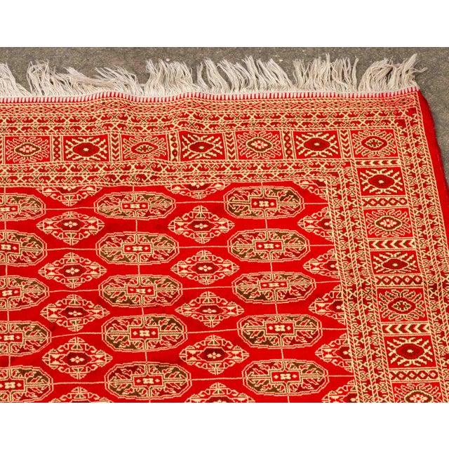Early 20th Century Persian Bokhara Rug, 6' 5" X 4' 6" For Sale - Image 5 of 7