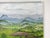 Rustic European Late 20th Century Birdseye View Mountain Valley Landscape Painting For Sale - Image 3 of 9