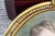 Exceptional Oversized Antique Portrait Miniature Painting Society Woman Keepsake Seed Pearl Gold Wash Frame Pennsylvania History For Sale - Image 14 of 16