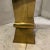 Metal 1980's Brass Geometric Table Lamp For Sale - Image 7 of 13