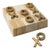 Regina Andrew Tic Tac Toe Flat Board With Brass Pieces For Sale