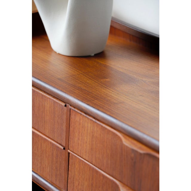 Mid-Century Modern Vintage Danish Teak Secretary, 1960s For Sale - Image 3 of 18