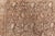 An early 20th century Persian Senneh two-toned antique rug, the cocoa field with beige flowering vinery and staggered...