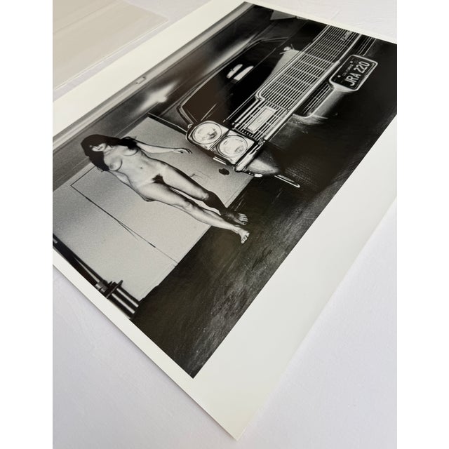 1970s "Hollywood Cadillac, Los Angeles, Ca 1976" Vintage Silver Gelatin Print by Helmut Newton For Sale - Image 5 of 11