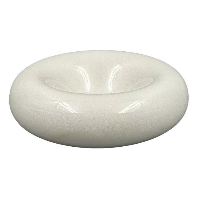 Small Shell Ashtray in Carrara Marble from Up & Up, Italy, 1970s For Sale