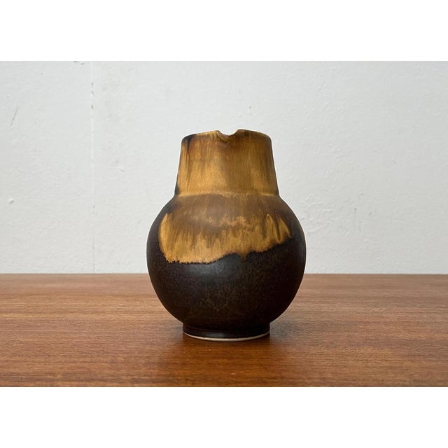 Mid-Century German Studio Pottery Carafe Vase by Otto Wichmann, 1960s For Sale - Image 4 of 18