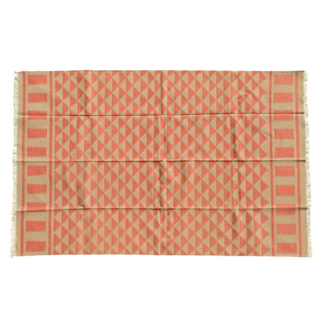 Not Yet Made - Made To Order Uzma Rug, 5x8, Orange For Sale - Image 5 of 5