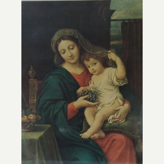 Pierre Mignard, The Virgin of the Grape, 1920s, Pigment Print For Sale - Image 10 of 10