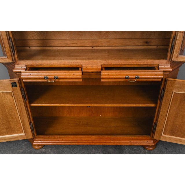 Vintage Display Cabinet in Oak and Solid Wood For Sale - Image 13 of 18