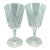 Vintage Waterford Crystal “Clare” White Wine Glasses, Goblets - Pair For Sale