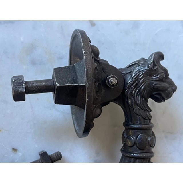 19th Century French Door Knocker With Dog For Sale - Image 11 of 13