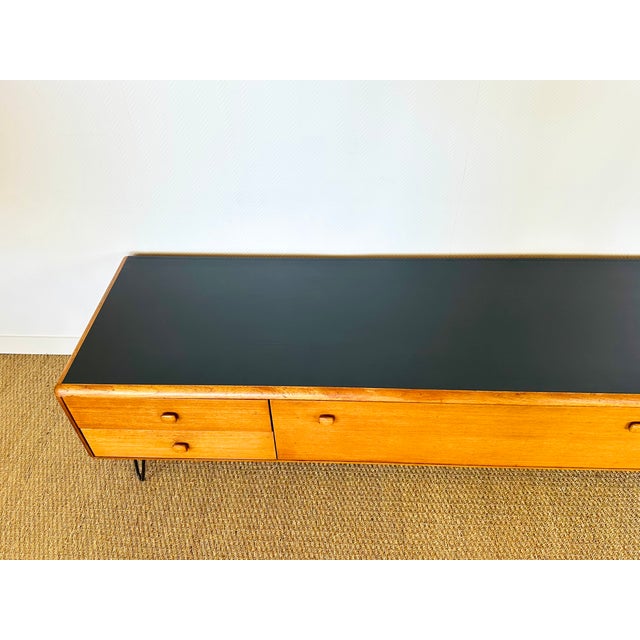 1960s Vintage Scandinavian Teak Sideboard, 1960 For Sale - Image 5 of 15