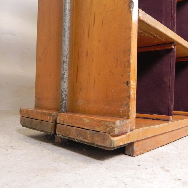 Beech Compartment Cabinet, 1950s For Sale - Image 14 of 18