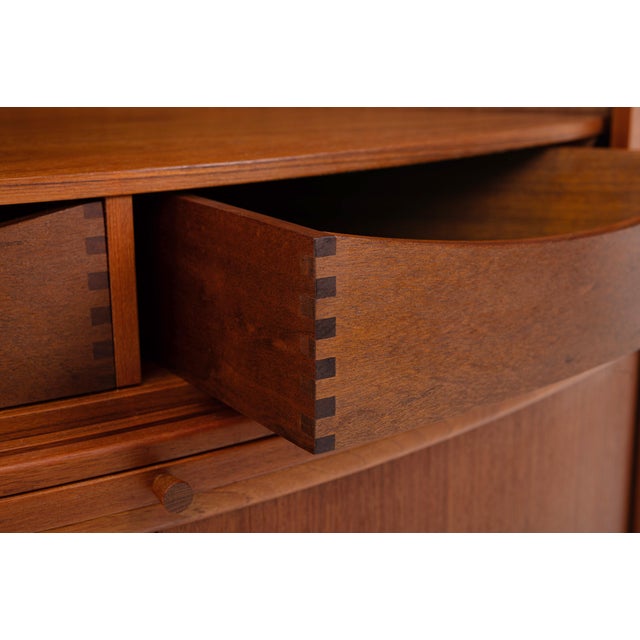 Uldum Møbelfabrik Danish Corner Cabinet by Johannes Andersen for Uldum Møbelfabrik, Denmark, 1960s For Sale - Image 4 of 12