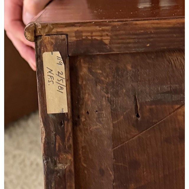 Antique American Federal Bowfront Chest of Drawers, Flame Mahogany, C. 1820 For Sale - Image 15 of 15