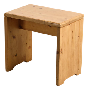 Pine Stool from Les Arcs, France, 1975