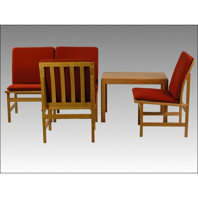 Model 3232 Lounge Chairs by Børge Mogensen for Fredericia, 1960s, Set of 4 For Sale - Image 10 of 12