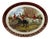 Vintage Weatherby, England Royal Falcon, Hunt Scene Decorative Plate For Sale