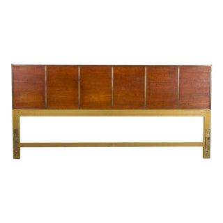 Brutalist Style King-Sized Headboard For Sale