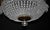 Art Deco French Crystal Beaded Basket Chandelier with Brass, 1930s For Sale - Image 4 of 7